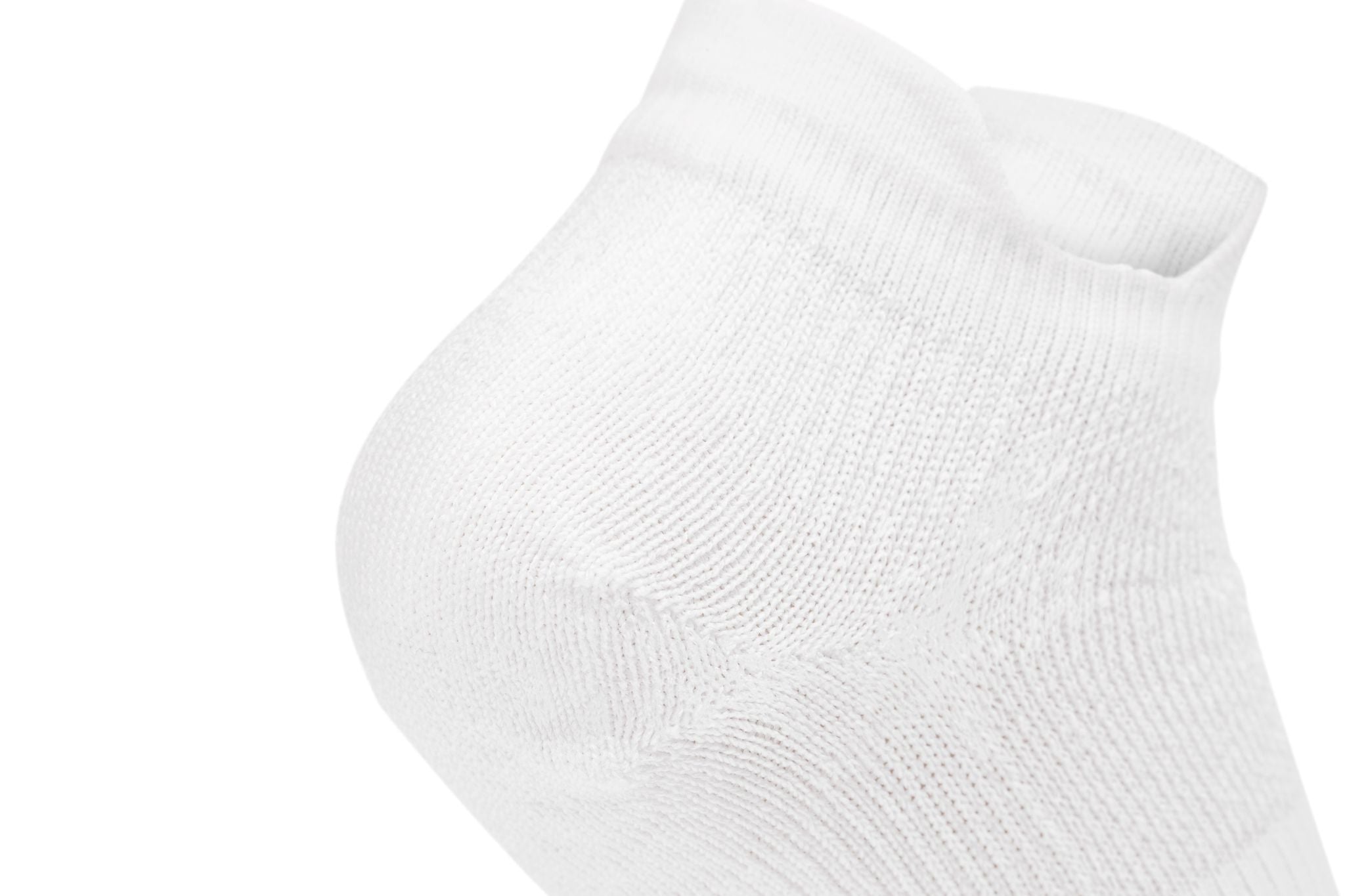 Teqnigrip Crew Sock / White - Grip Socks for Soccer, Lacrosse, Sport